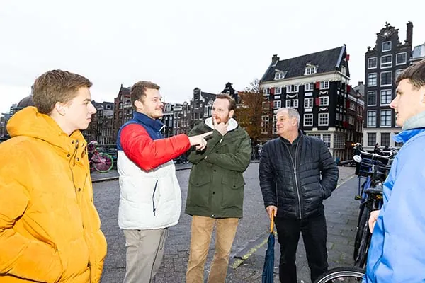 winterwandeling door Amsterdam